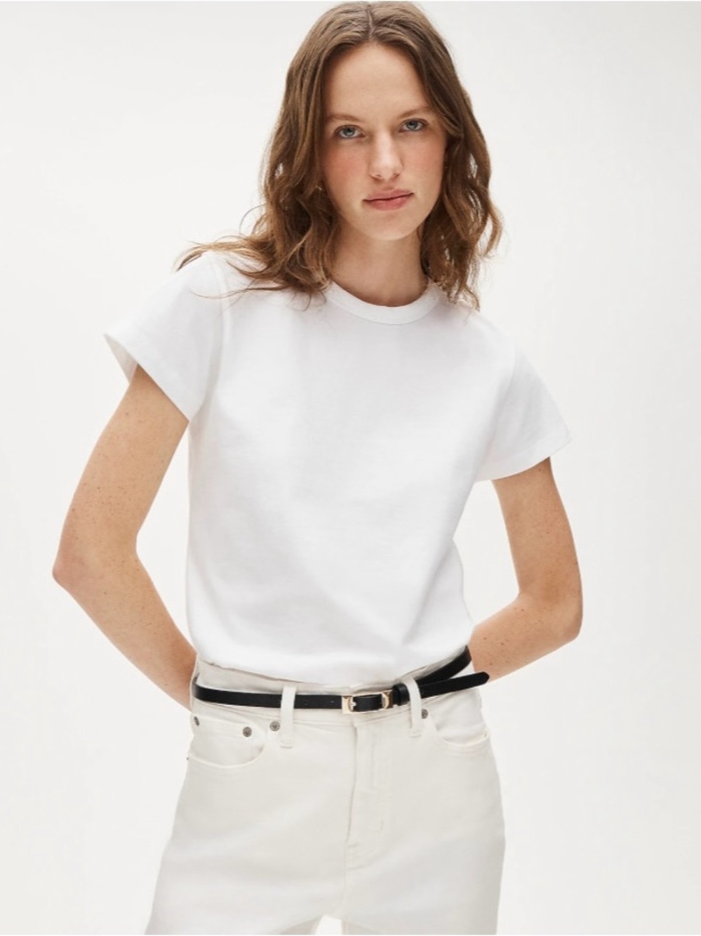 NWT J. Crew Boyfriend Jersey Classic-fit T-shirt Short Sleeve White